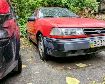 Красный Хендай Пони, объемом двигателя 1.3 л и пробегом 339 тыс. км за 700 $, фото 11 на Automoto.ua