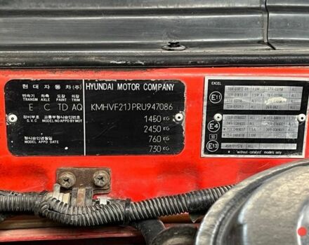 Красный Хендай Пони, объемом двигателя 1.3 л и пробегом 330 тыс. км за 1300 $, фото 7 на Automoto.ua