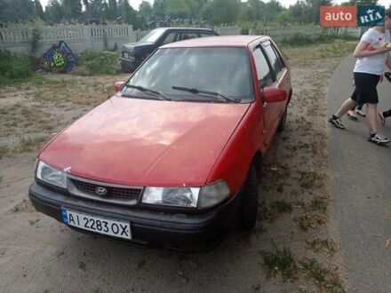 Хендай Пони 1991 в Бородянке на Automoto.ua Красный Хендай Пони, объемом двигателя 1.5 л и пробегом 300 тыс. км за 1200 $, фото 1 на Automoto.ua