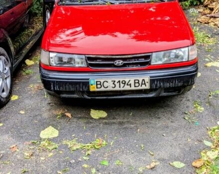 Красный Хендай Пони, объемом двигателя 1.3 л и пробегом 339 тыс. км за 700 $, фото 1 на Automoto.ua