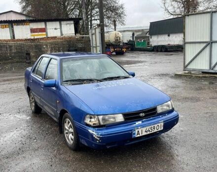 Синий Хендай Пони, объемом двигателя 1.5 л и пробегом 188 тыс. км за 600 $, фото 1 на Automoto.ua