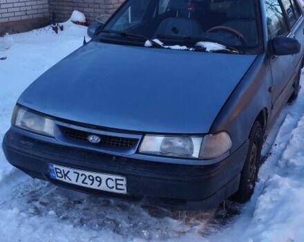 Синий Хендай Пони, объемом двигателя 1.5 л и пробегом 344 тыс. км за 500 $, фото 1 на Automoto.ua