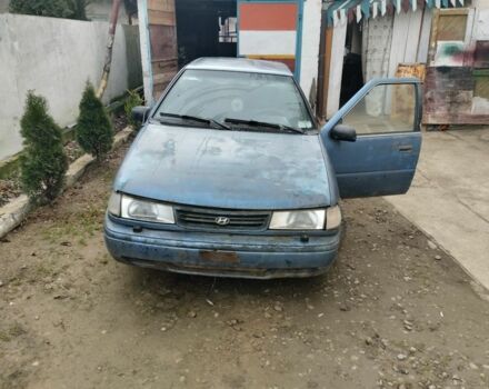 Синий Хендай Пони, объемом двигателя 1 л и пробегом 228 тыс. км за 600 $, фото 1 на Automoto.ua