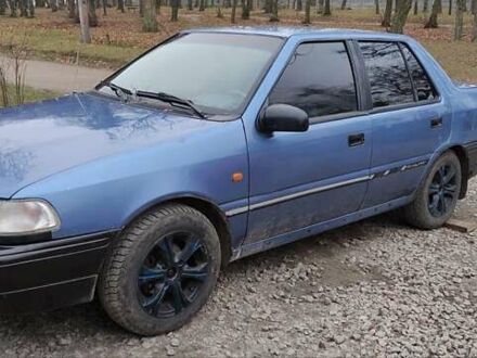 Синий Хендай Пони, объемом двигателя 1.5 л и пробегом 240 тыс. км за 950 $, фото 1 на Automoto.ua