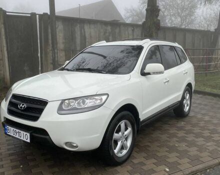 Белый Хендай Санта Фе, объемом двигателя 2.2 л и пробегом 290 тыс. км за 10700 $, фото 2 на Automoto.ua