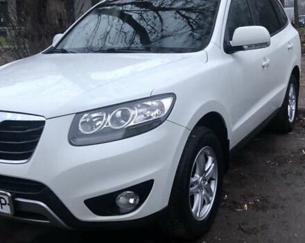 Белый Хендай Санта Фе, объемом двигателя 2.19 л и пробегом 163 тыс. км за 13500 $, фото 1 на Automoto.ua