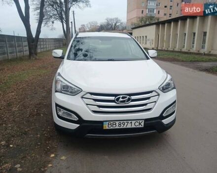 Белый Хендай Санта Фе, объемом двигателя 2.2 л и пробегом 124 тыс. км за 16500 $, фото 2 на Automoto.ua