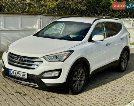 Белый Хендай Санта Фе, объемом двигателя 2 л и пробегом 185 тыс. км за 13500 $, фото 4 на Automoto.ua