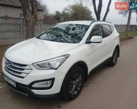 Белый Хендай Санта Фе, объемом двигателя 2.2 л и пробегом 124 тыс. км за 16500 $, фото 3 на Automoto.ua
