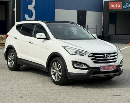 Белый Хендай Санта Фе, объемом двигателя 2.2 л и пробегом 167 тыс. км за 17450 $, фото 5 на Automoto.ua