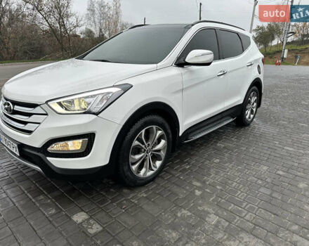 Белый Хендай Санта Фе, объемом двигателя 2 л и пробегом 110 тыс. км за 19200 $, фото 3 на Automoto.ua