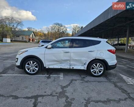 Белый Хендай Санта Фе, объемом двигателя 2 л и пробегом 270 тыс. км за 7000 $, фото 3 на Automoto.ua