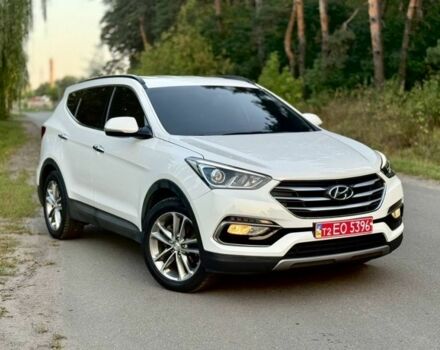 Белый Хендай Санта Фе, объемом двигателя 2 л и пробегом 207 тыс. км за 17500 $, фото 6 на Automoto.ua