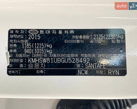 Білий Хендай Санта Фе, об'ємом двигуна 2 л та пробігом 173 тис. км за 18950 $, фото 30 на Automoto.ua