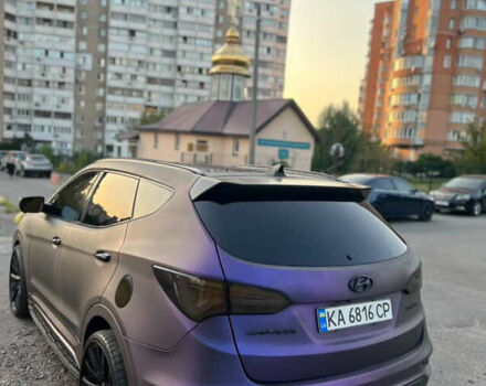Белый Хендай Санта Фе, объемом двигателя 2 л и пробегом 119 тыс. км за 23000 $, фото 3 на Automoto.ua