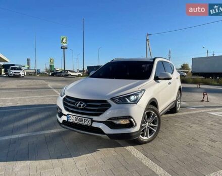 Белый Хендай Санта Фе, объемом двигателя 2 л и пробегом 137 тыс. км за 23500 $, фото 1 на Automoto.ua