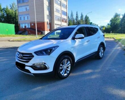 Білий Хендай Санта Фе, об'ємом двигуна 2 л та пробігом 138 тис. км за 16400 $, фото 4 на Automoto.ua