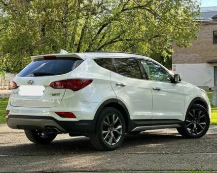 Белый Хендай Санта Фе, объемом двигателя 2 л и пробегом 130 тыс. км за 14500 $, фото 3 на Automoto.ua