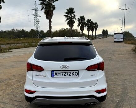 Белый Хендай Санта Фе, объемом двигателя 2.4 л и пробегом 110 тыс. км за 18500 $, фото 3 на Automoto.ua