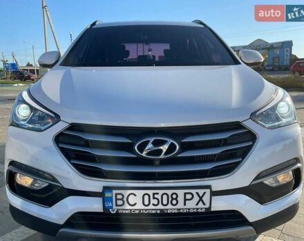 Белый Хендай Санта Фе, объемом двигателя 2 л и пробегом 137 тыс. км за 23500 $, фото 9 на Automoto.ua
