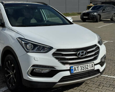 Хендай Санта Фе 2017 в Ивано-Франковске на Automoto.ua Белый Хендай Санта Фе, объемом двигателя 2.36 л и пробегом 73 тыс. км за 11900 $, фото 10 на Automoto.ua