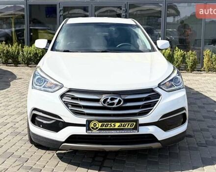 Белый Хендай Санта Фе, объемом двигателя 2.36 л и пробегом 65 тыс. км за 17500 $, фото 1 на Automoto.ua