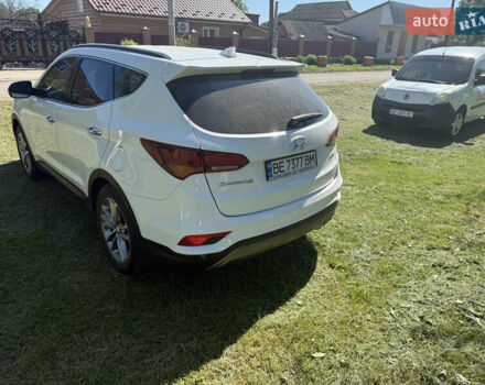 Белый Хендай Санта Фе, объемом двигателя 2 л и пробегом 186 тыс. км за 21200 $, фото 6 на Automoto.ua