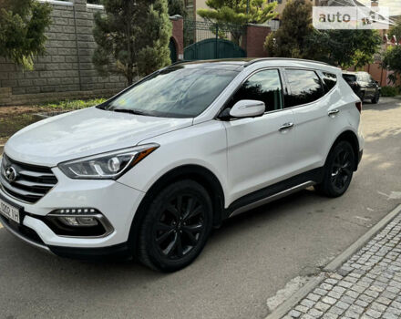 Белый Хендай Санта Фе, объемом двигателя 2 л и пробегом 90 тыс. км за 17000 $, фото 3 на Automoto.ua