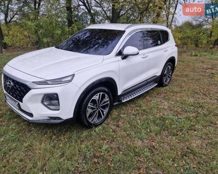 Хендай Санта Фе 2018 в Смеле на Automoto.ua Белый Хендай Санта Фе, объемом двигателя 2 л и пробегом 55 тыс. км за 27000 $, фото 13 на Automoto.ua