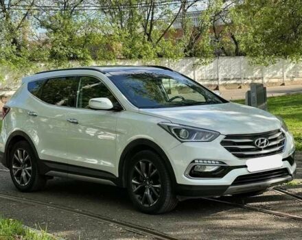 Белый Хендай Санта Фе, объемом двигателя 2 л и пробегом 92 тыс. км за 16500 $, фото 2 на Automoto.ua