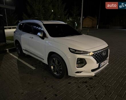 Белый Хендай Санта Фе, объемом двигателя 2 л и пробегом 145 тыс. км за 29000 $, фото 1 на Automoto.ua