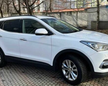 Белый Хендай Санта Фе, объемом двигателя 2.2 л и пробегом 77 тыс. км за 17399 $, фото 1 на Automoto.ua