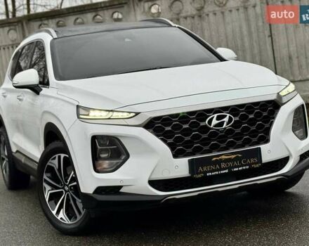 Белый Хендай Санта Фе, объемом двигателя 2.2 л и пробегом 80 тыс. км за 29500 $, фото 1 на Automoto.ua