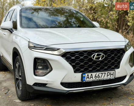 Хендай Санта Фе 2018 в Киеве на Automoto.ua Белый Хендай Санта Фе, объемом двигателя 2.2 л и пробегом 99 тыс. км за 29000 $, фото 2 на Automoto.ua