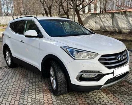 Белый Хендай Санта Фе, объемом двигателя 2.2 л и пробегом 77 тыс. км за 17399 $, фото 2 на Automoto.ua