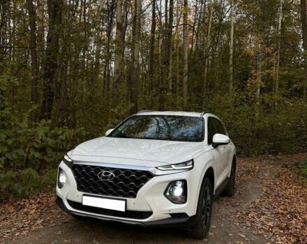 Білий Хендай Санта Фе, об'ємом двигуна 2.4 л та пробігом 100 тис. км за 13800 $, фото 1 на Automoto.ua