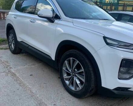 Белый Хендай Санта Фе, объемом двигателя 2 л и пробегом 96 тыс. км за 22600 $, фото 1 на Automoto.ua