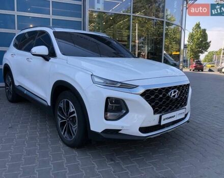 Белый Хендай Санта Фе, объемом двигателя 2 л и пробегом 120 тыс. км за 28799 $, фото 1 на Automoto.ua