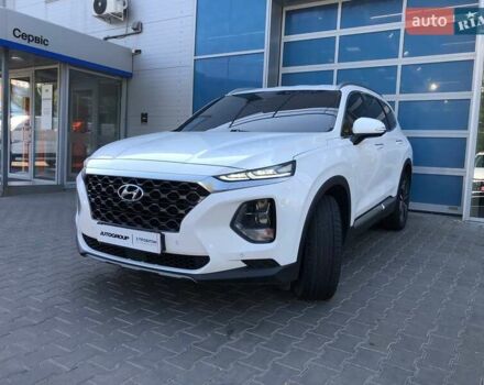 Белый Хендай Санта Фе, объемом двигателя 2 л и пробегом 120 тыс. км за 28799 $, фото 5 на Automoto.ua