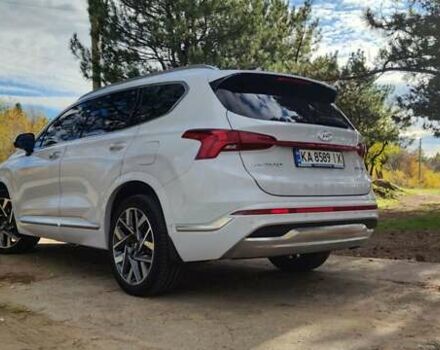 Белый Хендай Санта Фе, объемом двигателя 2.15 л и пробегом 55 тыс. км за 44999 $, фото 3 на Automoto.ua