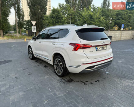 Белый Хендай Санта Фе, объемом двигателя 2.15 л и пробегом 63 тыс. км за 43000 $, фото 5 на Automoto.ua