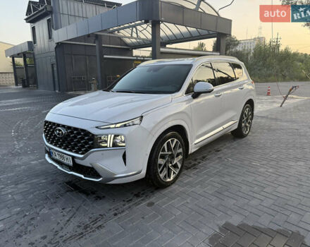 Белый Хендай Санта Фе, объемом двигателя 2.15 л и пробегом 63 тыс. км за 43000 $, фото 1 на Automoto.ua