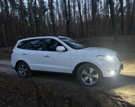 Белый Хендай Санта Фе, объемом двигателя 2.2 л и пробегом 240 тыс. км за 13500 $, фото 1 на Automoto.ua