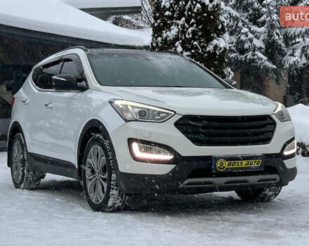 Белый Хендай Санта Фе, объемом двигателя 2.2 л и пробегом 96 тыс. км за 26300 $, фото 1 на Automoto.ua