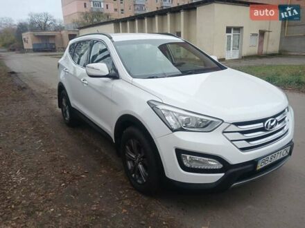 Белый Хендай Санта Фе, объемом двигателя 2.2 л и пробегом 124 тыс. км за 16500 $, фото 1 на Automoto.ua