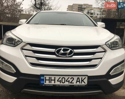 Белый Хендай Санта Фе, объемом двигателя 2.2 л и пробегом 160 тыс. км за 19900 $, фото 1 на Automoto.ua