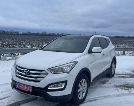 Белый Хендай Санта Фе, объемом двигателя 2.2 л и пробегом 186 тыс. км за 20500 $, фото 1 на Automoto.ua