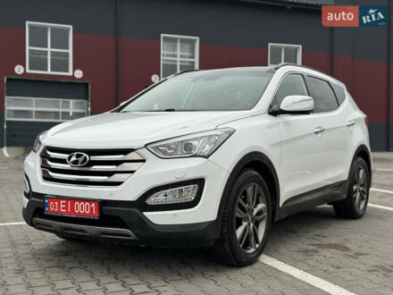 Білий Хендай Санта Фе, об'ємом двигуна 2.2 л та пробігом 189 тис. км за 17777 $, фото 1 на Automoto.ua