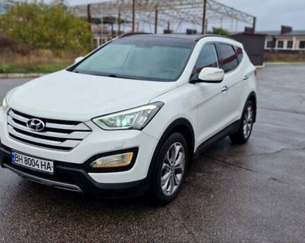 Белый Хендай Санта Фе, объемом двигателя 2.2 л и пробегом 125 тыс. км за 17600 $, фото 1 на Automoto.ua