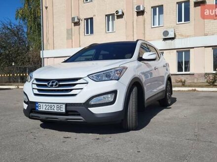 Хендай Санта Фе 2014 в Полтаве на Automoto.ua Белый Хендай Санта Фе, объемом двигателя 2.2 л и пробегом 235 тыс. км за 16200 $, фото 1 на Automoto.ua